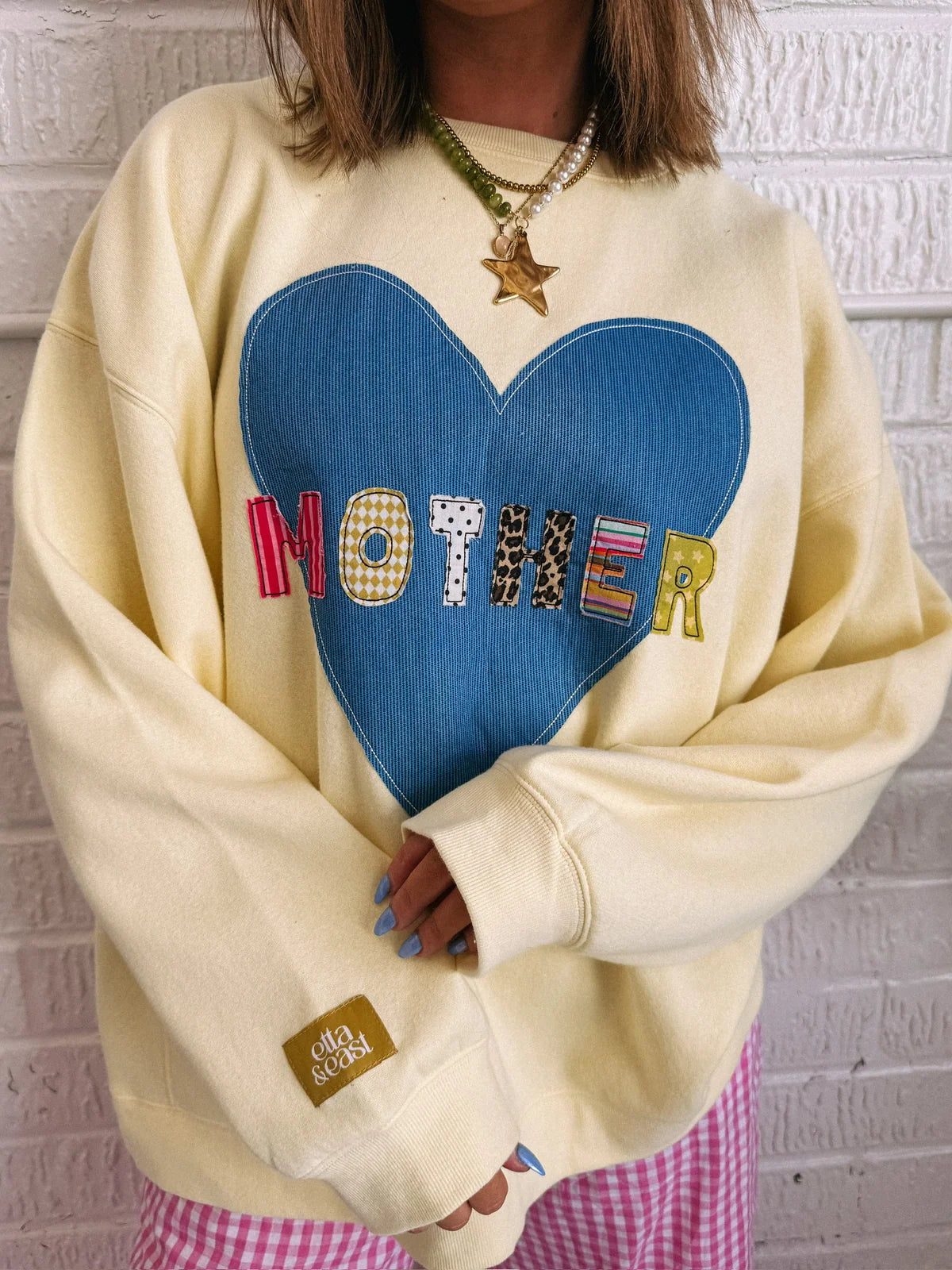 Mother's Love embroidered sweatshirt