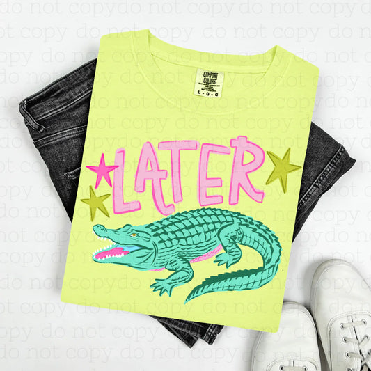 LATER ALLIGATOR TEE