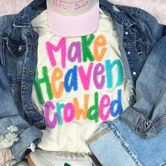 FLUFFY MAKE HEAVEN CROWDED TEE