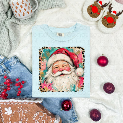 PAINTED PREPPY SANTA TEE