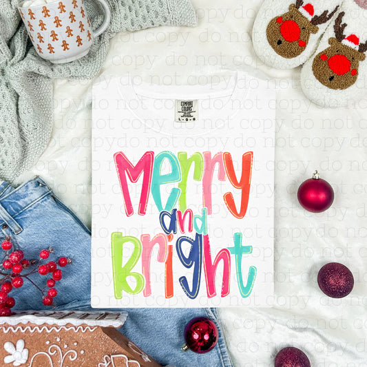 MERRY AND BRIGHT TEE