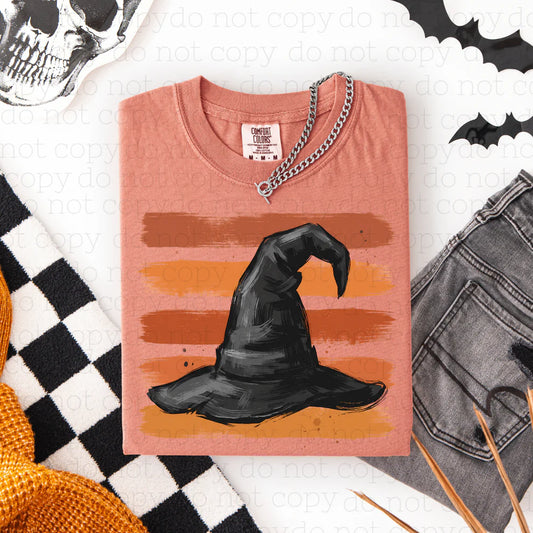 PAINTED STRIPES WITCH HAT