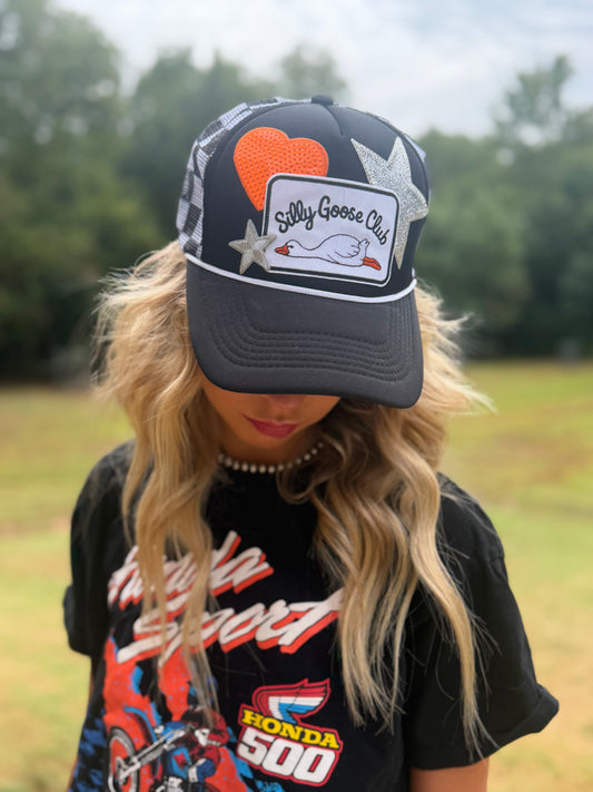 Custom Silly Goose Club Trucker Hat 🪿🧡