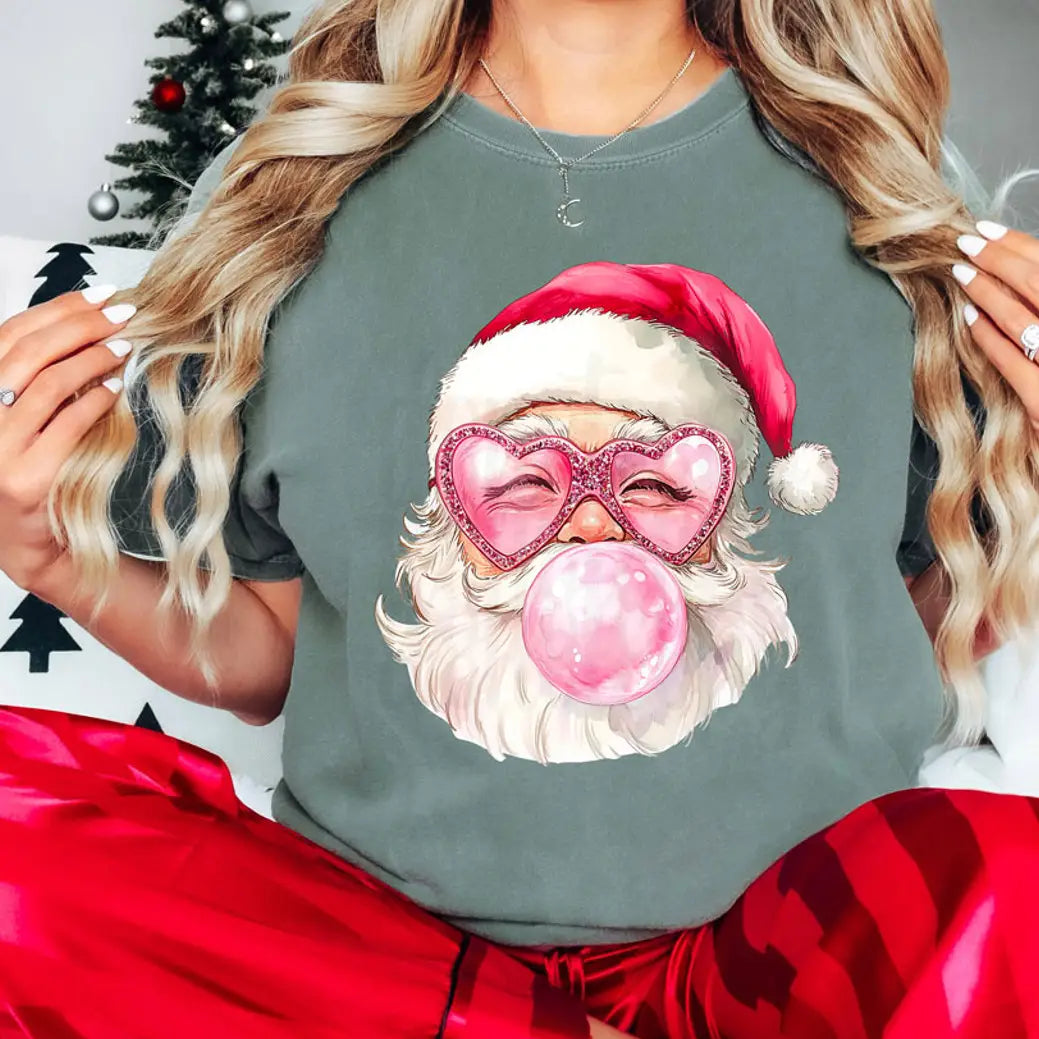 BUBBLEGUM SANTA TEE