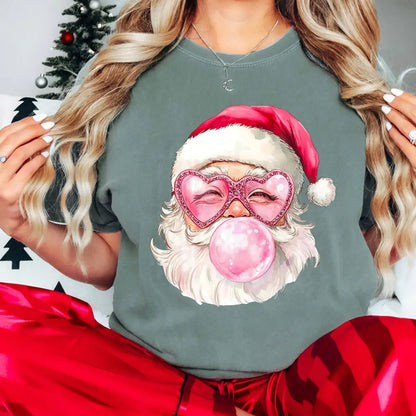 BUBBLEGUM SANTA TEE